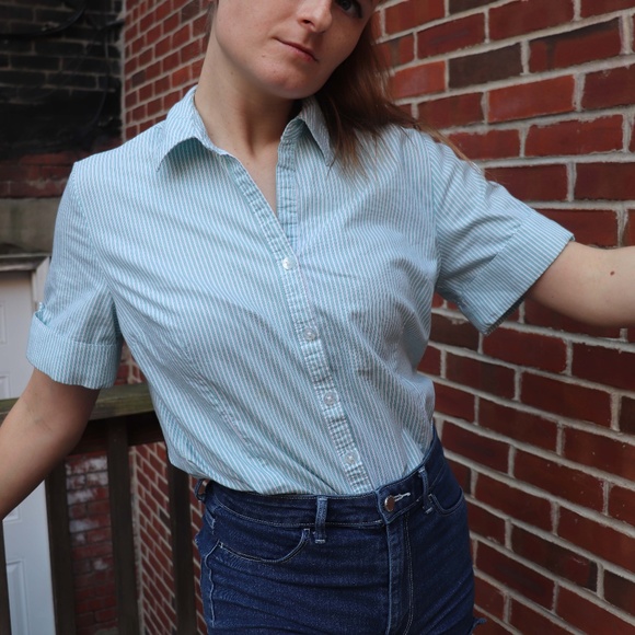 RETRO CANDY STRIPE BLOUSE - Picture 4 of 7